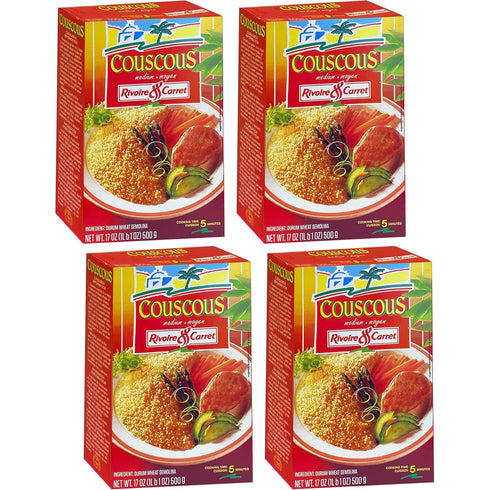 Rivoire & Carret - Couscous Medium (Pack of 4), 17.6 oz x 4