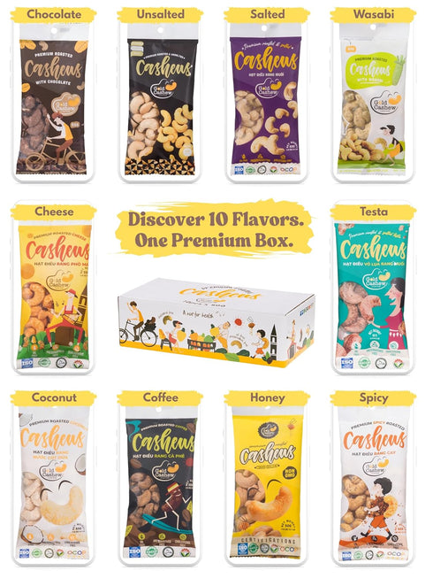 Gold Cashew 17.64 oz (Pack 1) (10 Cashews Roasted Lightly Salted - Snacks for Adults, Whole Nut (No Mixed), Oil Free