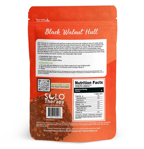56 56 Black Walnut Hull Tea Cut and Sifted - grams - Juglans nigra Herbal Tea - Resealable Bag - grams - Premium