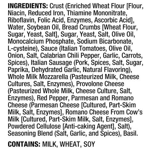 Frozen 21.2 Oz Rao's Made For Home Italian Sausage Arrabbiata Pizza, Box
