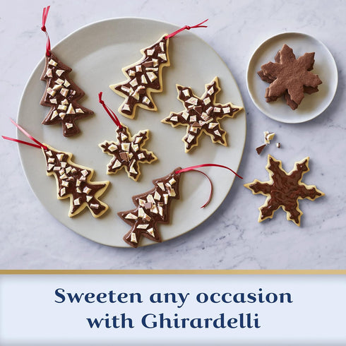 4 oz GHIRARDELLI Premium Semi-Sweet Chocolate Baking Bar, Smooth Baking Chocolate for Brownies, Fudge & Desserts
