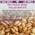 5 Lb Great River Milling Organic Hulled Barley Grain | Whole Grain Barley for Home Milling, Cooking, and Baking | High
