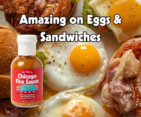 Pack 4-Bottle Set The Chicago Sauce Series | Big Fork Gourmet Variety Original, Fire, Fry & Gangster Flavors | |