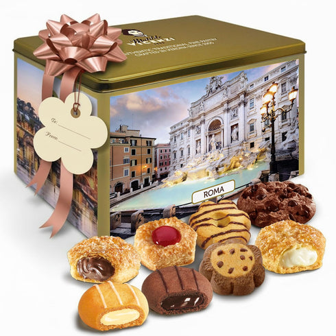 Matilde Vicenzi Roma Cookie Gift Tin - Pastries & Cookies in Individually