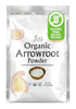Jiva Organics Organic Arrowroot Flour (Powder) 2 Pound Bag - Raw, Non-GMO,