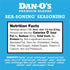 3 Set, 3 Pack, Dan-O's Bottle Seasoning Small Bottles, Includes Spicy, SEA-soning and Cajun Seasonings, Sugar Free