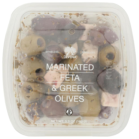 Divina Marinated Feta & Greek Olive Mix, 5.6 OZ
