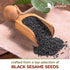 12 oz, 340g Kevala Organic Black Tahini - Gluten Free Black Sesame Paste for Bread, Kitchen Pantry Staple Processed