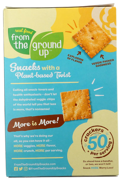 From The Ground Up Cauliflower Crackers Sea Salt - 4 Ounce