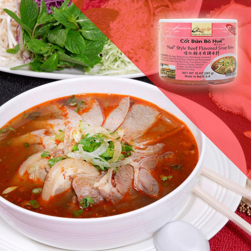 10 oz. Quoc Viet Foods Cot Bun Bo Hue Style Beef Flavored Soup Base