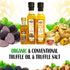8.45 Oz (Pack 1) De La Rosa White Truffle Oil, First Cold Pressed, Vegan, Kosher, Non-GMO & Gluten Free, Drizzle Over