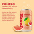 12oz, 6 Pack Sanzo Flavored Sparkling Water - Pomelo Grapefruit Seltzer - Low Calorie Low Sugar - Craft Asian Drinks