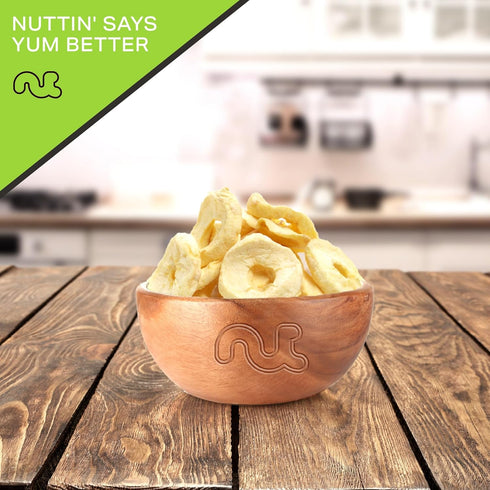 (80oz, 5 LB) NUT CRAVINGS - Dried Apple Rings Slices, No Sugar Added - Chewy Soft Texture Sweet Healthy Snack, Vegan