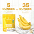 5 Jungle Powders Organic Banana Powder for Smoothies Ounce Bag Freeze Dried Banana Powder Extract for Baking Flavoring
