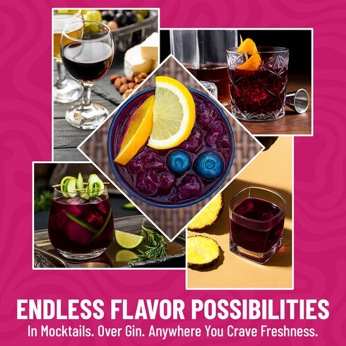 East & Suns Saloon BlackBerry Margarita Cocktail Mixer Infusion Bottle with Strainer Premium Drink Mixers for Cocktails