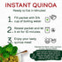 10g Packet (5-Pack) Wild Zora Organic Quinoa Bowls - Quick Prepared Meals, Instant Tasty Bowls, Pantry Staples