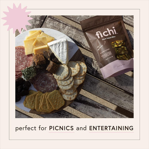 Pack, Fichi Fig and Nut Bites, a Wholesome and Delicious Gluten-Free Italian Fruit and Nut Snack (One Fig and Walnut)