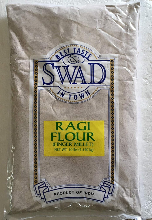Swad Ragi (Finger Millet) Flour - 10 Lbs., 4.54 Kg.