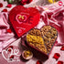 (6 2 LB) Package, NUT CRAVINGS - Easter Mixed Nuts Heart Shaped Gift Basket, Love in A Box Assortments, Romantic Food