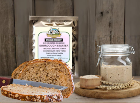Natural Whole Wheat Sourdough Starter Culture - Bakerdale Dehydrated