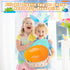 Barblog 10 Inch 6 12 (12 10 Inch Giant Macaron Plastic Easter Eggs pcs/ pcs Large Plastic Easter Eggs With Handle Jumbo