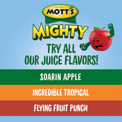 8 Oz 24 Count (8 Packs 6), 100% Mott's Mighty Soarin' Apple Juice Drink, Fl Bottles, Of Fruit Juice Combined