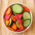 laweny 6.70oz snacks190g Dry radish slices freeze-dried three-color radish slices fruit and vegetable crisp slices