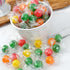 4 300 Assorted Sour Candy Balls, Pound Bulk Candy (Approx. pcs.), Individually Wrapped Old Fashioned Hard Candy, Fruit