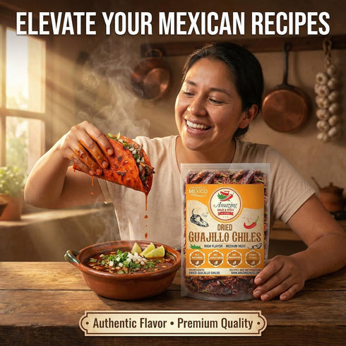 6 Pack (24oz Dried Peppers Bundle - Ancho, Guajillo, Pasilla, Arbol, Chipotle, Cascabel Total). By Amazing Chiles