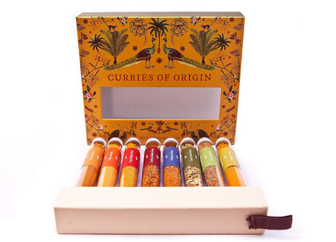 8 Pack Set eat.art Curries of Origin, | Gift for all Occasions | Gift for Men | Gift for Women | Spice Blends