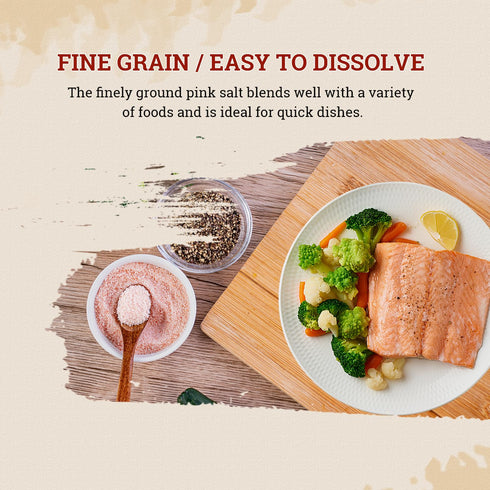 52USA 1 lb Himalayan Pink Salt Fine Grain, Resealable Bag, Pure Pink Table Salt, Natural Mineral Salt, Kosher, No