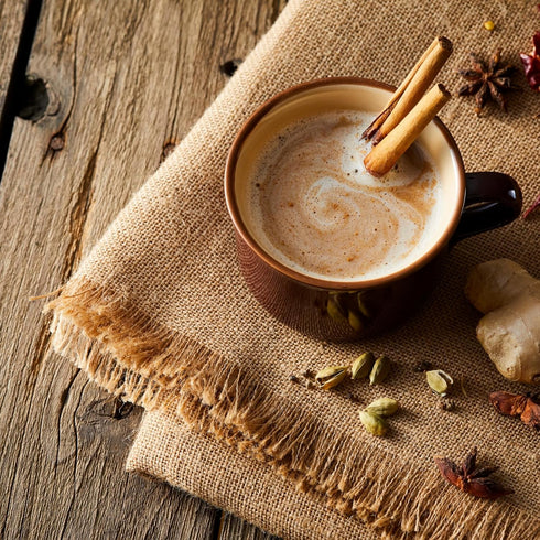 Pacific Chai 9 (Pack 1) Vanilla Chai Latte, Instant Powered Dry Chai Tea Latte Beverage Mix, Gluten Free, Kosher, Ounce