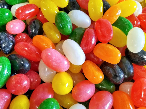 DM Sweets 1.5 lbs Jumbo Extra Large Fresh Chewy Spiced Jelly Beans - Assortment of Peppermint Clove Anise Sassafras