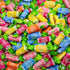 FRUIT CHEWS Candy SOUR 2 lb Bulk Bag, Fruity Flavored, Assorted Flavors,