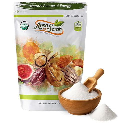 1 Lb 16 Organic Monk Fruit Sweetener with Erythritol, White Sugar Substitute, Plant-Based Sugar Alternative, Kosher