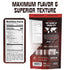 10 Oz (10 MaxJerky Kansas City Sweet Heat Beef Sticks- High Protein Snack Individually Wrapped Ready to Eat- Spicy Meat