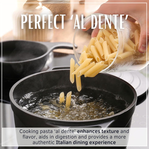 #27, 16 Oz. (Pack 8) DIVELLA Penne Rigate of - Authentic Italian Pasta Made with Durum Wheat Semolina, Perfect 'Al