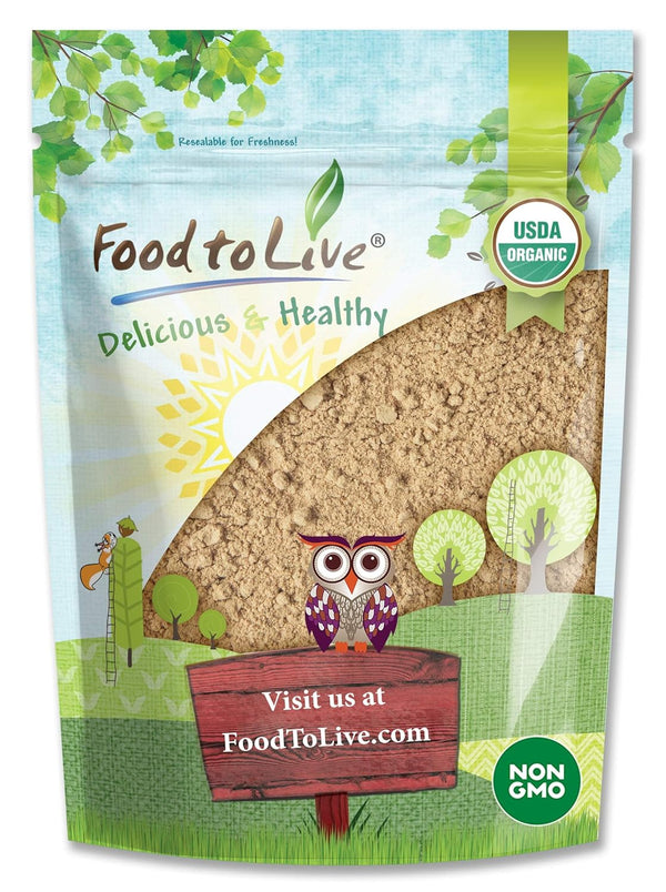 Food to Live Organic Ripe Banana Powder, 8 Ounces - Non-GMO and