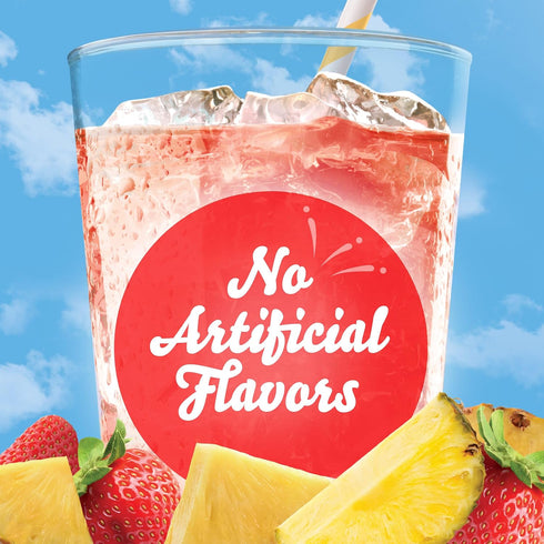1.62 oz (Pack 3) Crystal Light Liquid Strawberry Pineapple Refresh Naturally Flavored Drink Mix with Caffeine, fl
