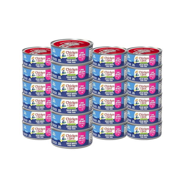 Chicken of the Sea Wild Caught Low Sodium Solid White Pure Albacore,