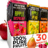 ZEARAW Healthy Fruit Snacks for Adults and Kids 30 Fruit Leather with
