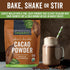 Viva Naturals 2lb Organic Cacao Powder, Unsweetened Cocoa Powder for Baking & Smoothies
