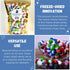 6 oz Rocky Dried Candy - Crunchy Freeze Dried Colorful Candy Wild Berry Great for Rainbow Drops Perfect for Snacking