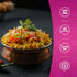 2 lb Authentic Smoked Basmati Rice by Khazana in Resealable Zipper Bag - Aromatic and Flavorful Indian Grain - Non-GMO