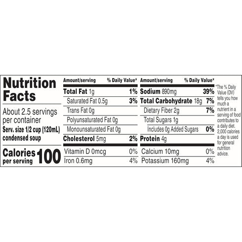 10.5 oz (12 Pack) Campbell's Condensed Beef Soup With Vegetables and Barley, Can