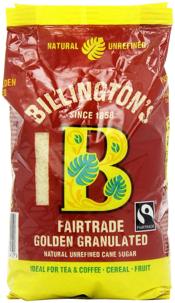 Billingtons Fairtrade golden granulated Sugar 500 g (Pack of 5)