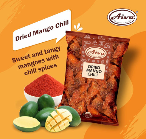 5 Dried Chili Mango Slices, pound. Spicy Snack!