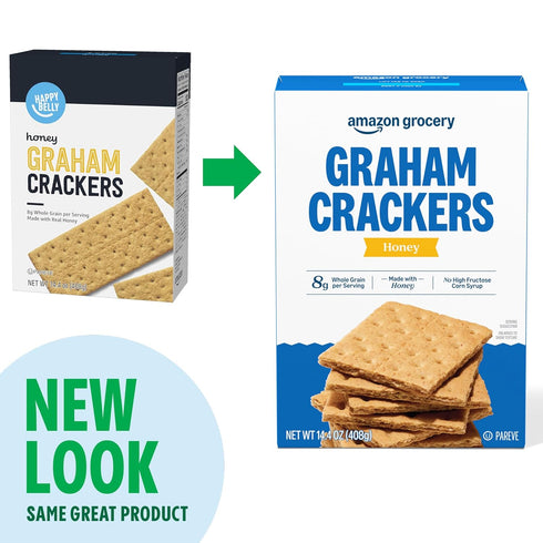 14.4 Oz Amazon Grocery, Honey Graham Crackers