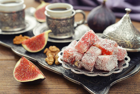 4 25 1.1 lb (500g) Cerez Pazari Turkish Delight In Flavours, With Pistachio, Hazelnut & Walnut, Assorted Gourmet Lokum