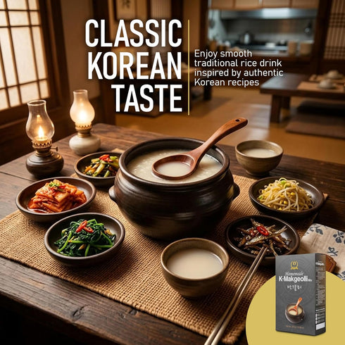 300g Homemade K-Makgeolli DIY Rice Wine Kit - Traditional Korean Wine Making Kit - Award-Winning Powder Mix - Easy